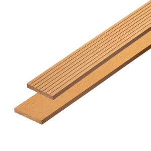 Listwa WPC Prosta 71×11 mm Ryflowana Jasny Brąz 3 m